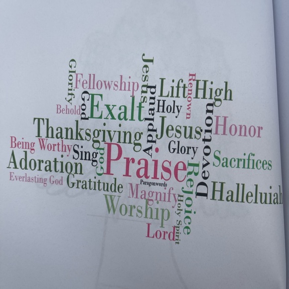 Psalms of Praise Prayer Journal Daily Writing Notebook - Picture 4 of 12